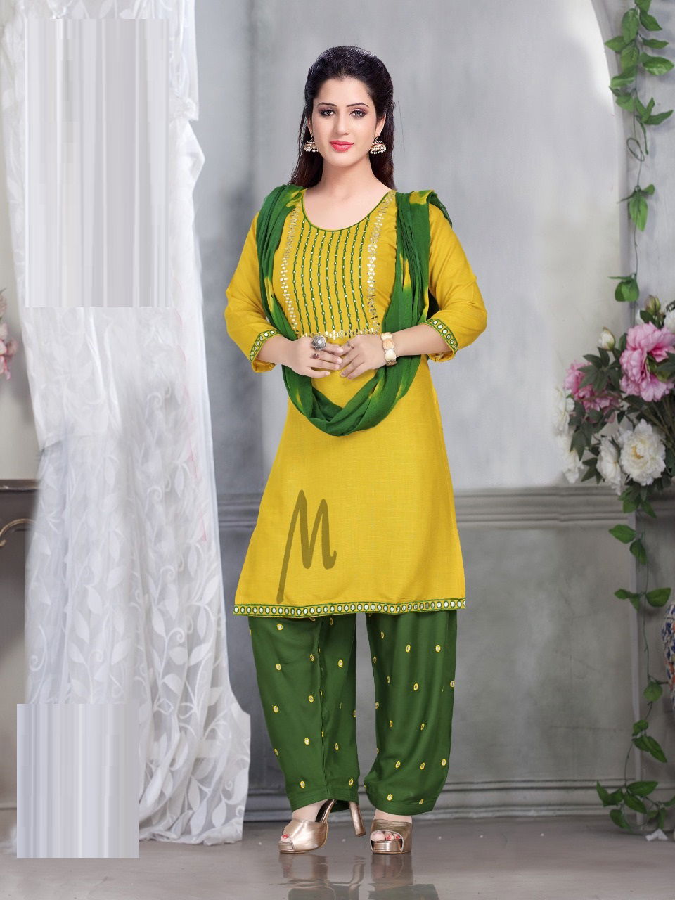 Master Dhadak Casual Daily Wear Rayon Ready Made Salwar Suit Collection